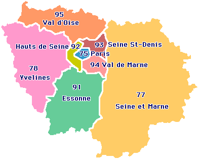 carte IDF